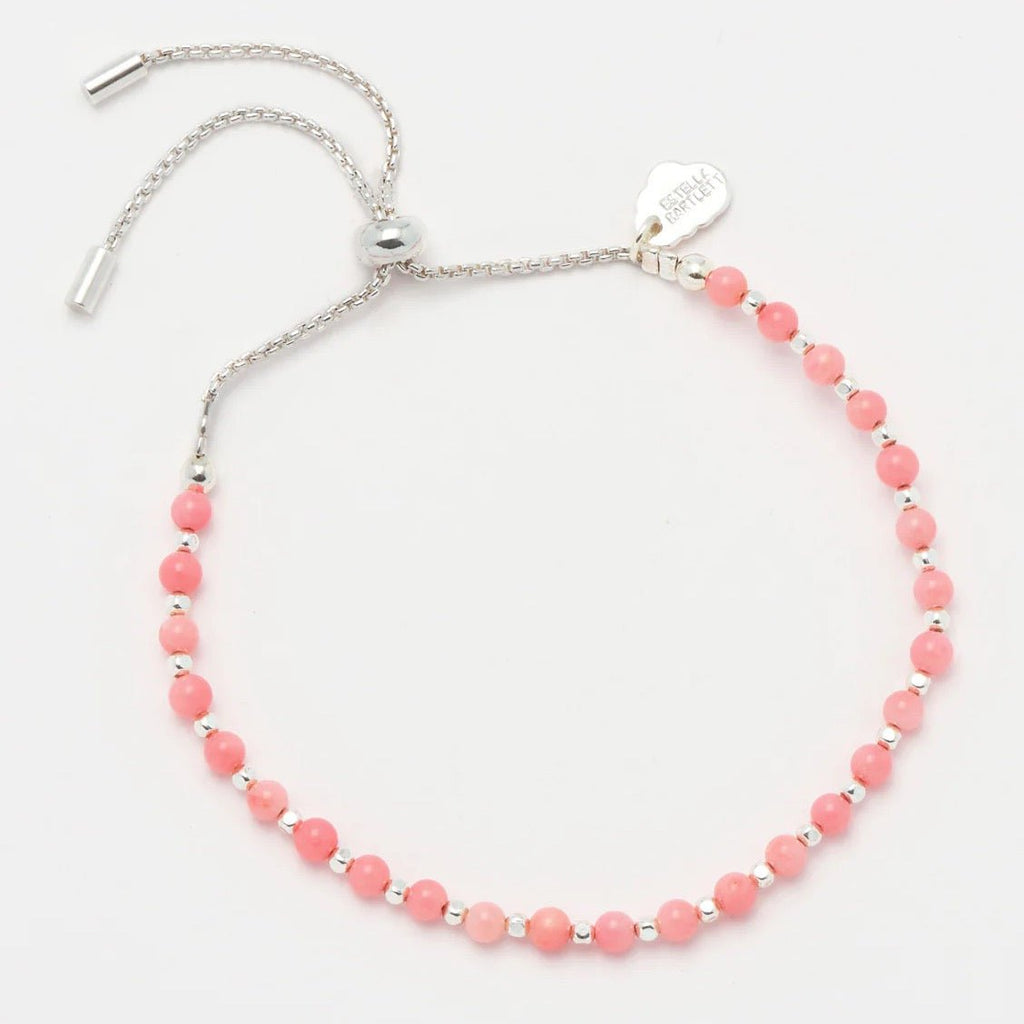 Estella Bartlett Gemstone Bracelet - Coral Agate - Simply Rye