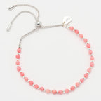 Estella Bartlett Gemstone Bracelet - Coral Agate - Simply Rye