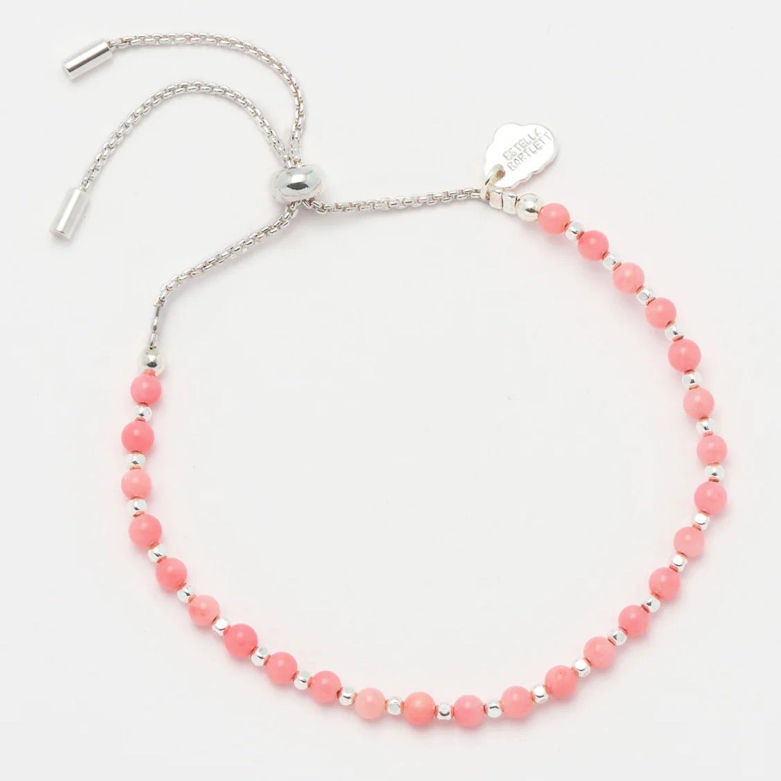 Estella Bartlett Gemstone Bracelet - Coral Agate - Simply Rye