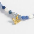 Estella Bartlett Gemstone Pearl Bee Bracelet - Simply Rye