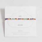 Estella Bartlett Mini Amelia Gemstone Bracelet - Red Agate/Amethyst - Simply Rye