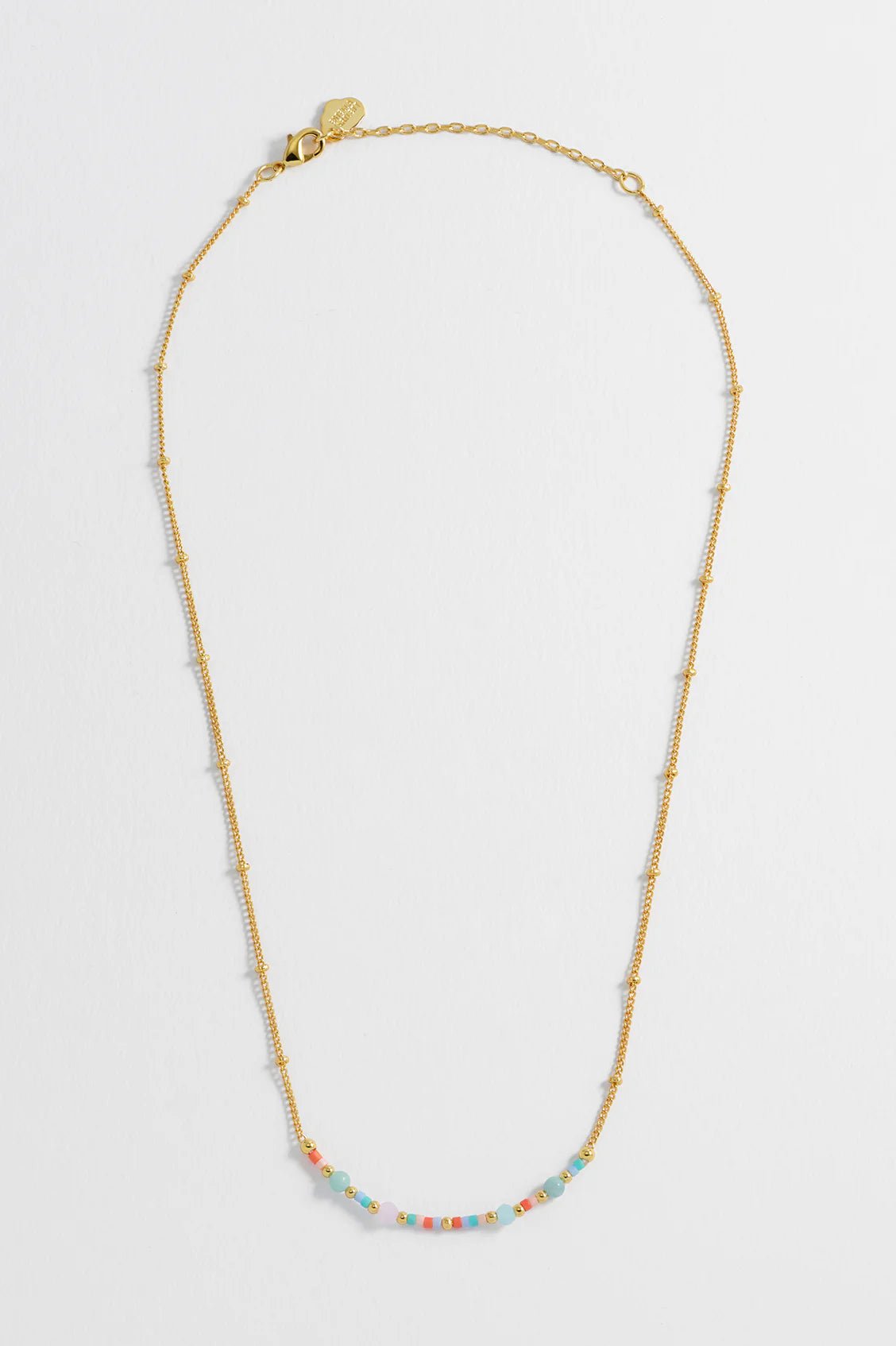 Estella Bartlett Mini Mixed Beaded Chain Necklace - Simply Rye