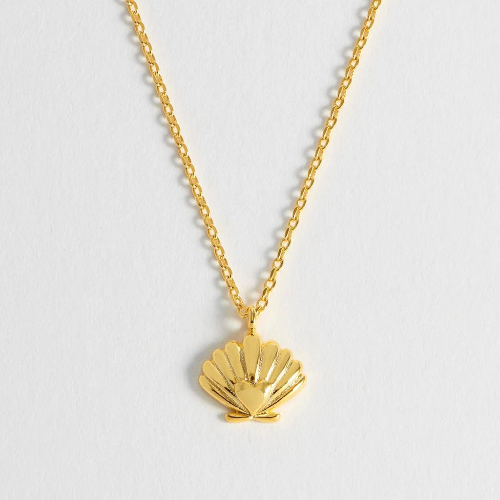 Estella Bartlett Scallop Heart Necklace - Simply Rye