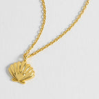 Estella Bartlett Scallop Heart Necklace - Simply Rye