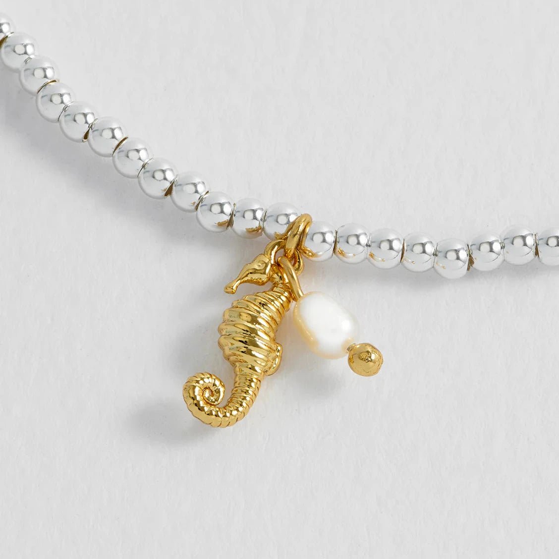 Estella Bartlett Seahorse & Pearl Sienna Bracelet - Simply Rye