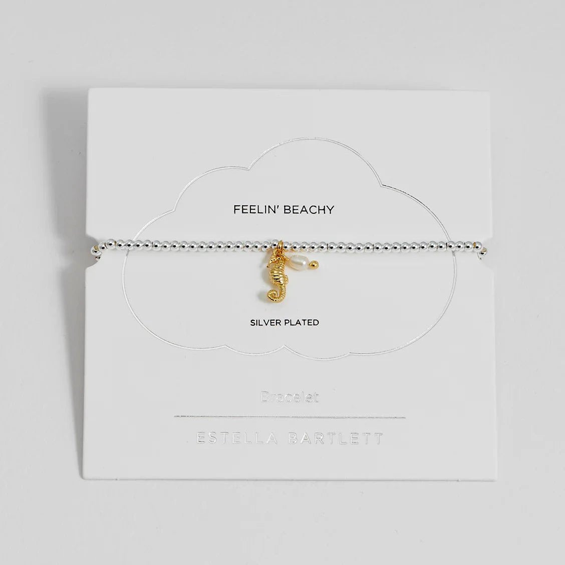 Estella Bartlett Seahorse & Pearl Sienna Bracelet - Simply Rye