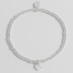 Estella Bartlett Sienna Beaded Heart Charm Bracelet - Simply Rye