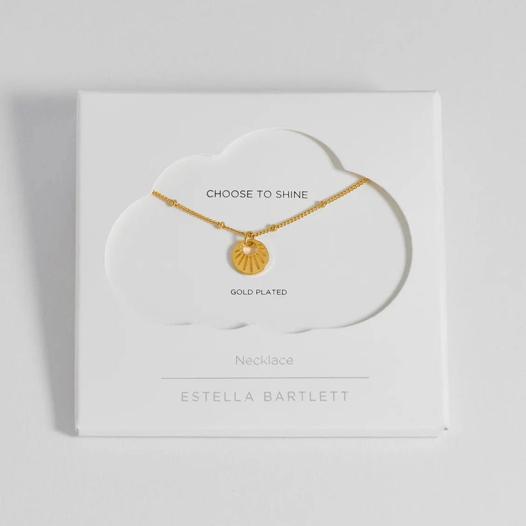 Estella Bartlett Sunburst Cutout Necklace - Simply Rye