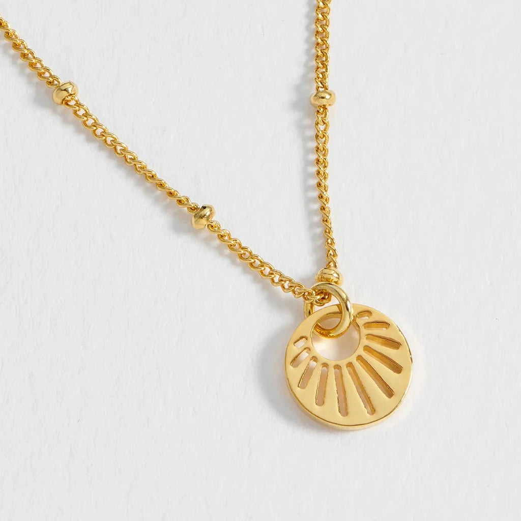 Estella Bartlett Sunburst Cutout Necklace - Simply Rye