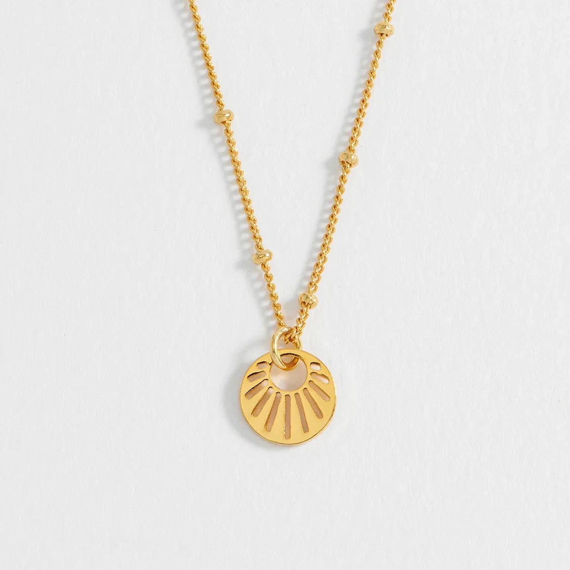 Estella Bartlett Sunburst Cutout Necklace - Simply Rye