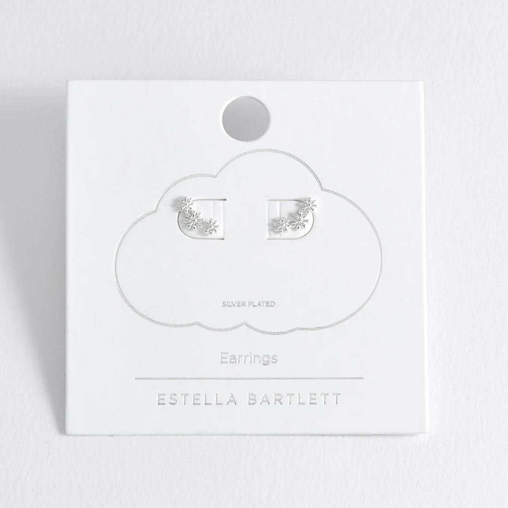 Estella Bartlett Triple Flower Studs Earrings - Simply Rye