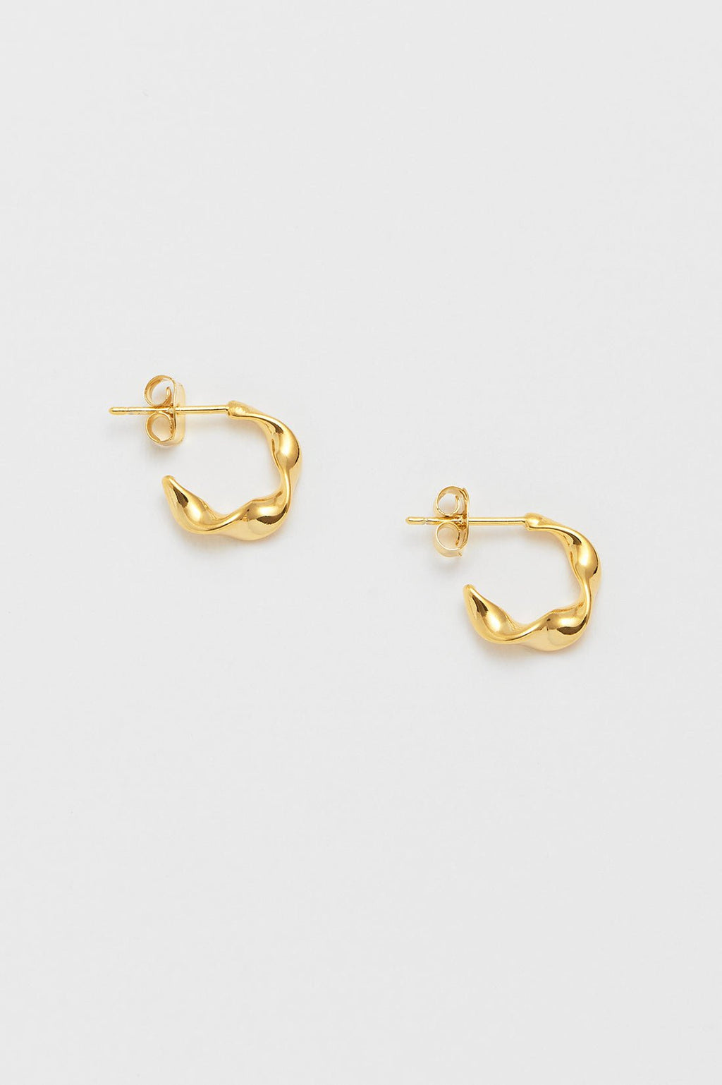 Estella Bartlett Twist Hoop Earrings - Gold - Simply Rye