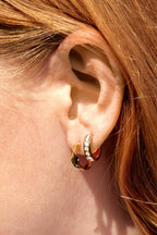 Estella Bartlett Twist Hoop Earrings - Gold - Simply Rye