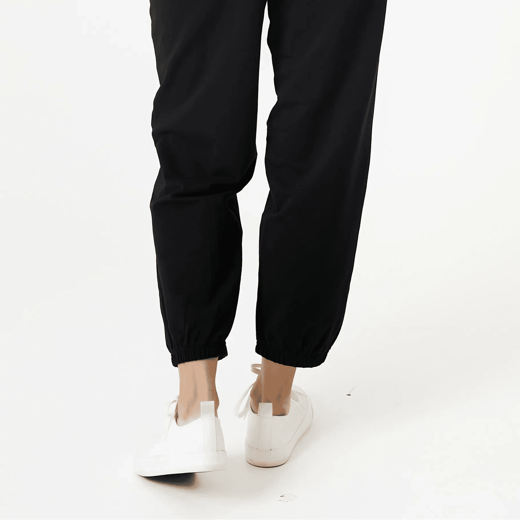 Everyday Elasticated Cuff Joggers - Black - Simply Rye