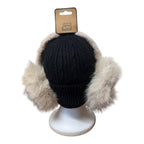 Faux Fur Earmuffs - Beige - Simply Rye