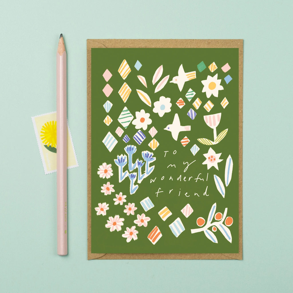 ‘Wonderful Friend’ Card
