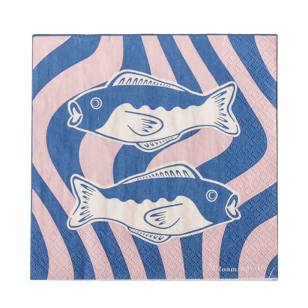 'Fish n Chill' Napkins - Simply Rye