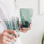 Fish Stacking Glasses - Green - Simply Rye