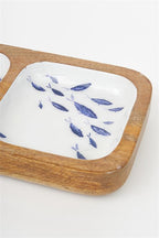 Fish Three Sections Tray - Simply Rye
