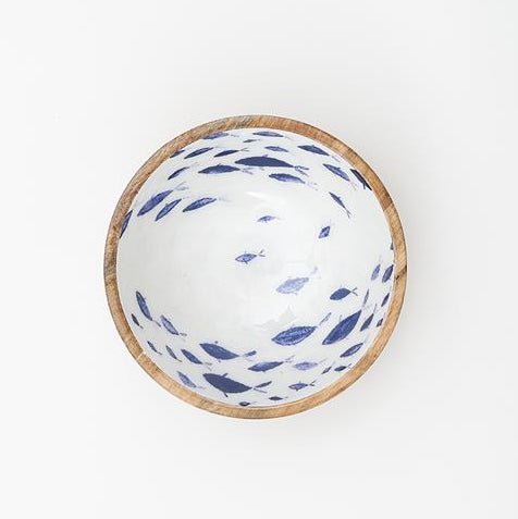 Fish Wooden Bowl - Medium - Simply Rye