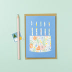 Floral Birthday Cake Card - Simply Rye