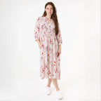 Floral Foliage Dress - Blush Pink - Simply Rye