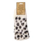 Fluffy Leopard Fingerless Gloves - Simply Rye