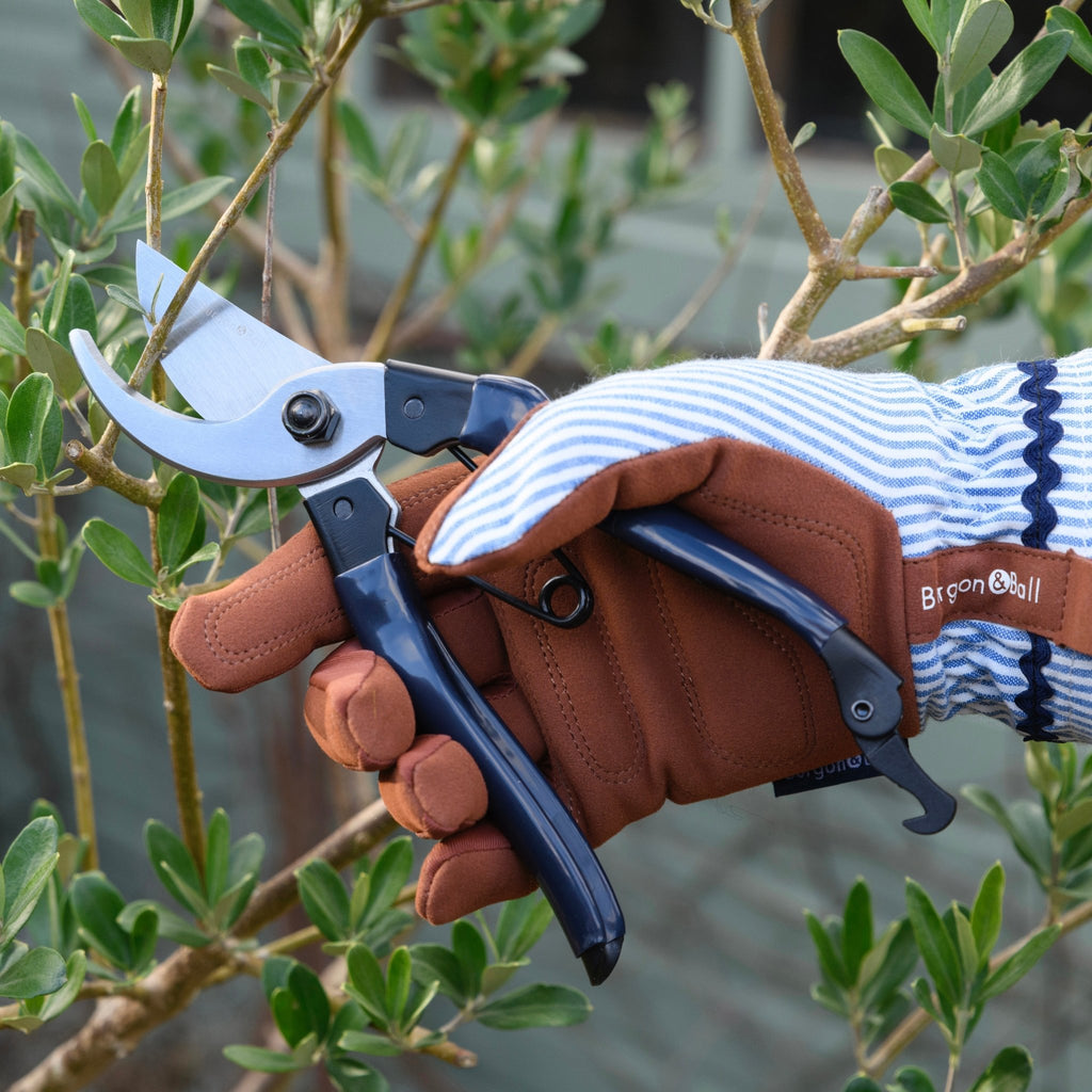 Gardening Gloves - Blue Stripe - Simply Rye