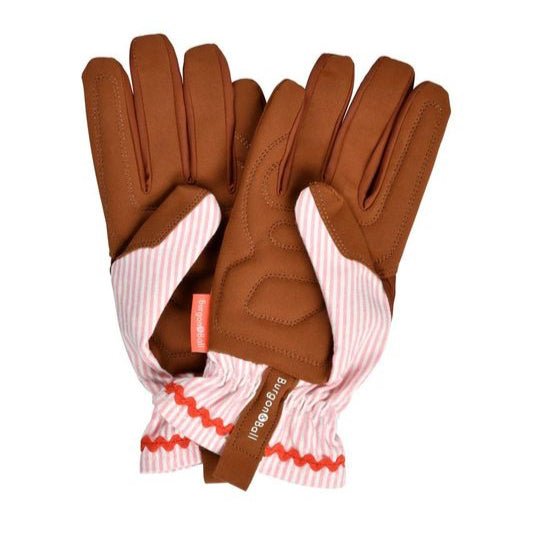 Gardening Gloves - Blush Pink Stripe - Simply Rye