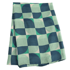 Geo Curves Lightweight Scarf - Simply Rye