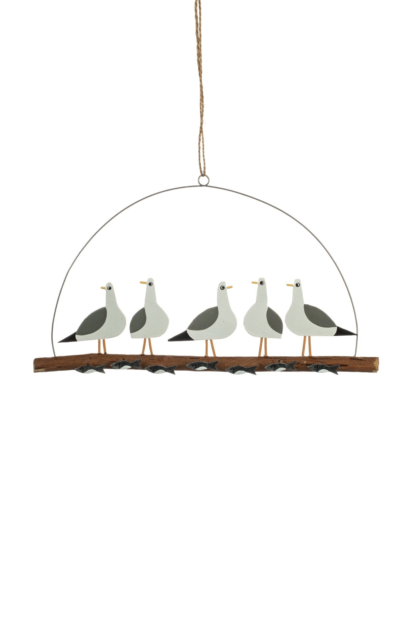 Gossiping Gulls Hanging Decoration - Simply Rye