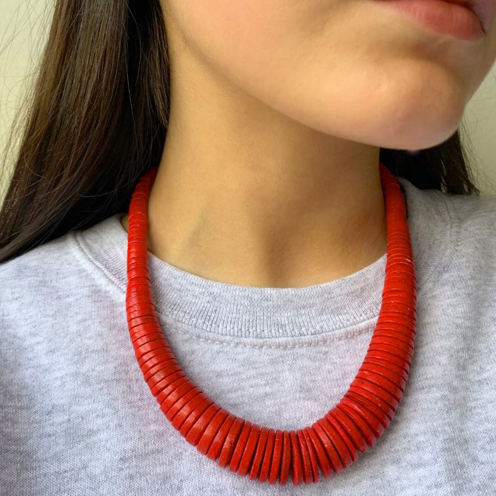 Graduated Coco Disc Necklace - Various - Simply Rye