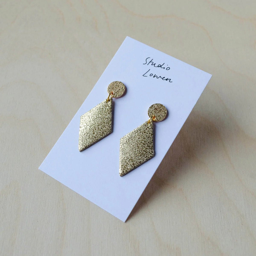 Gwenver Leather Earrings - Simply Rye