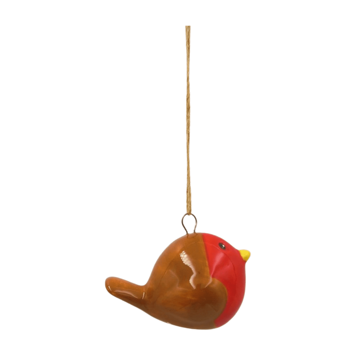 Hanging Ceramic Robin Decoration - Simply Rye