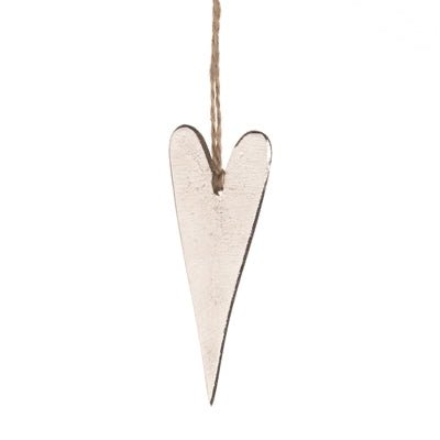 Hanging Nickel Heart Decoration - Small - Simply Rye
