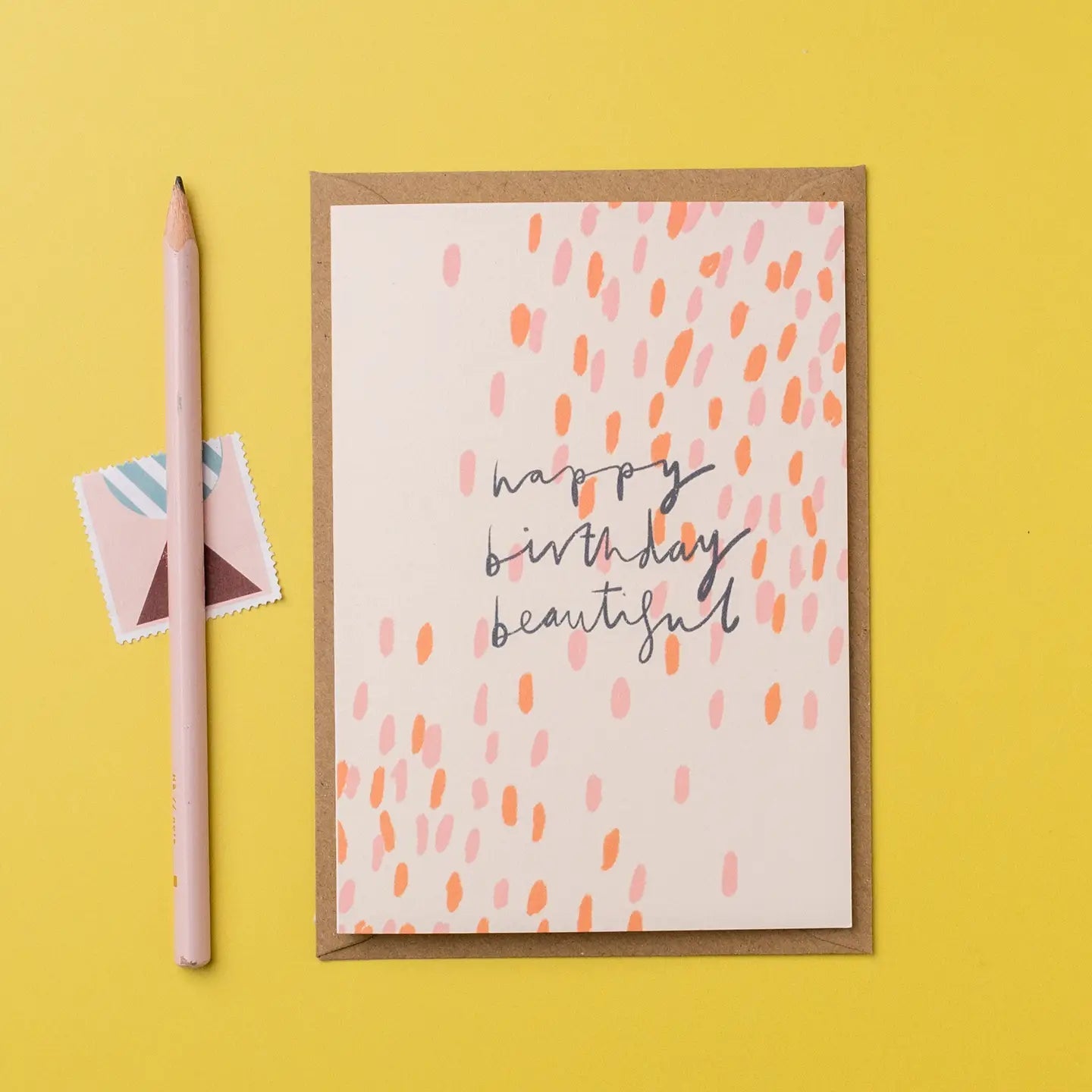 'Happy Birthday Beautiful' Card - Simply Rye