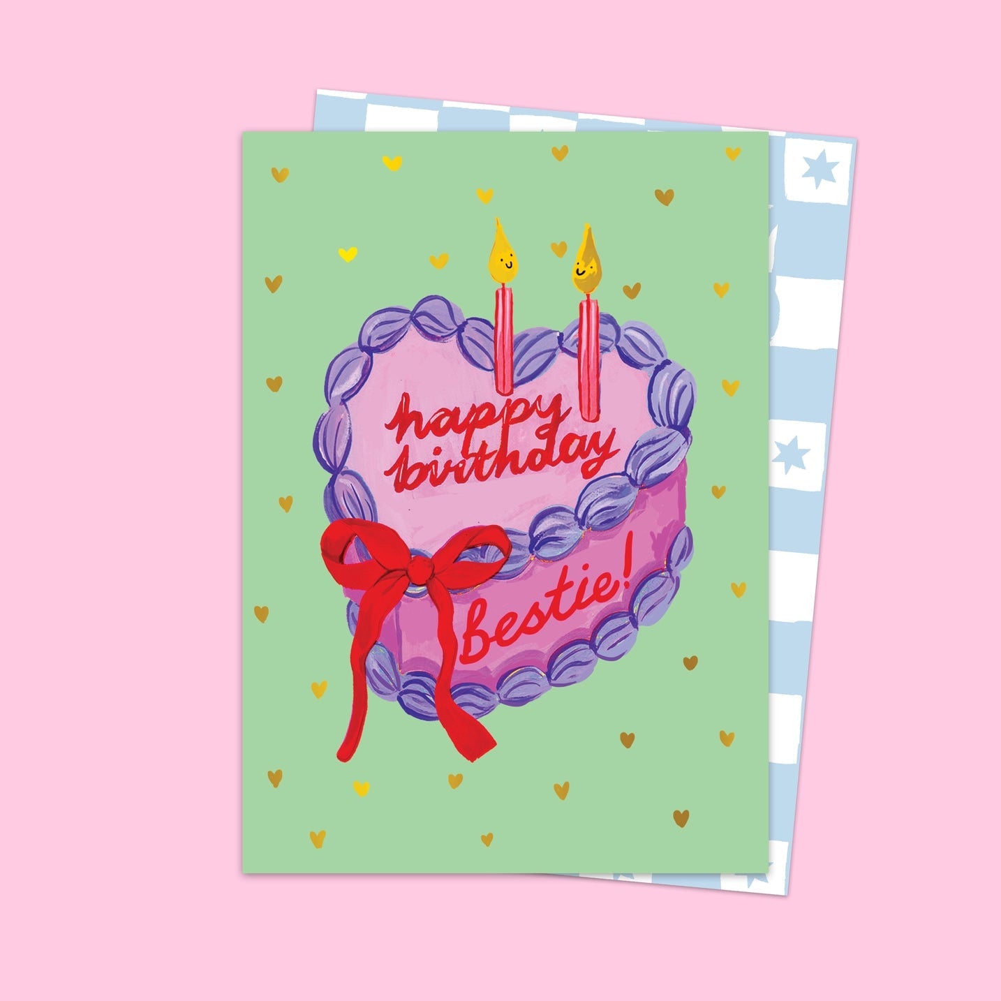 ‘Happy Birthday Bestie’ Cake Card - Simply Rye