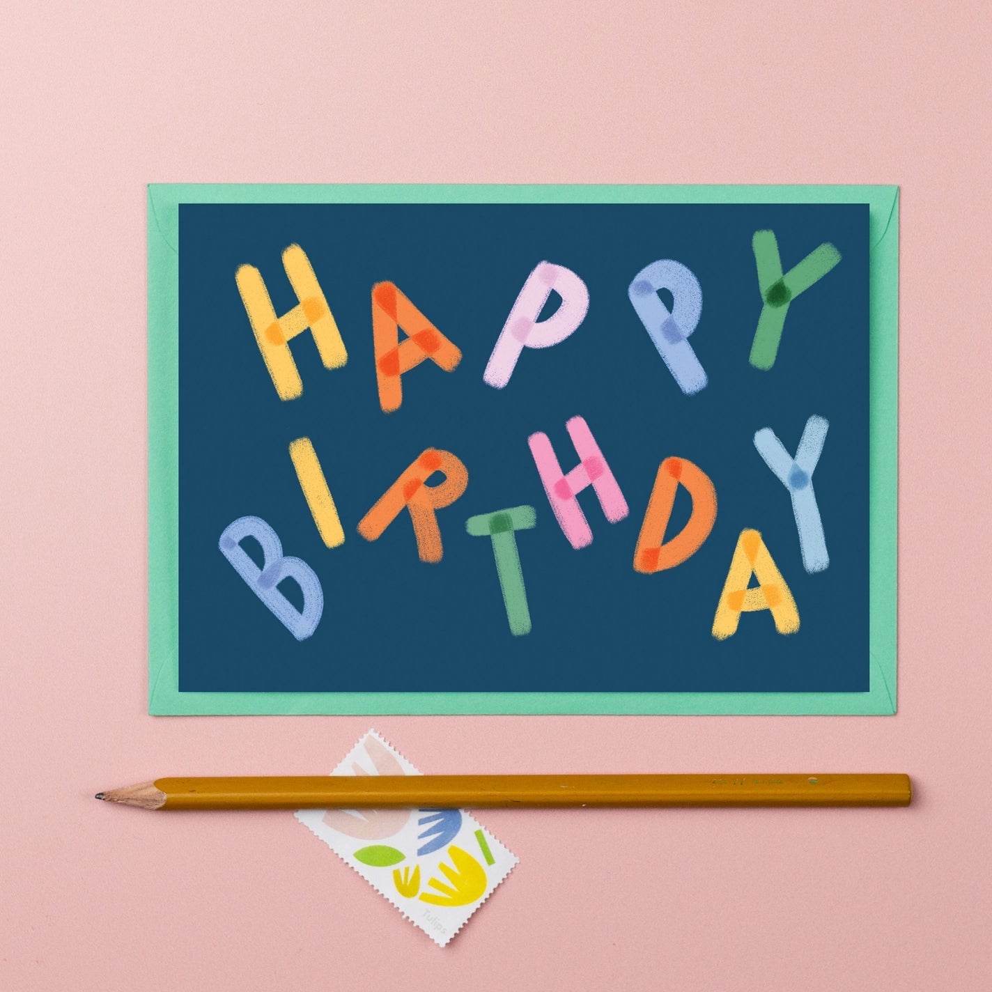 ‘Happy Birthday’ Brights Card - Simply Rye