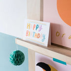 ‘Happy Birthday’ Colours Card - Simply Rye