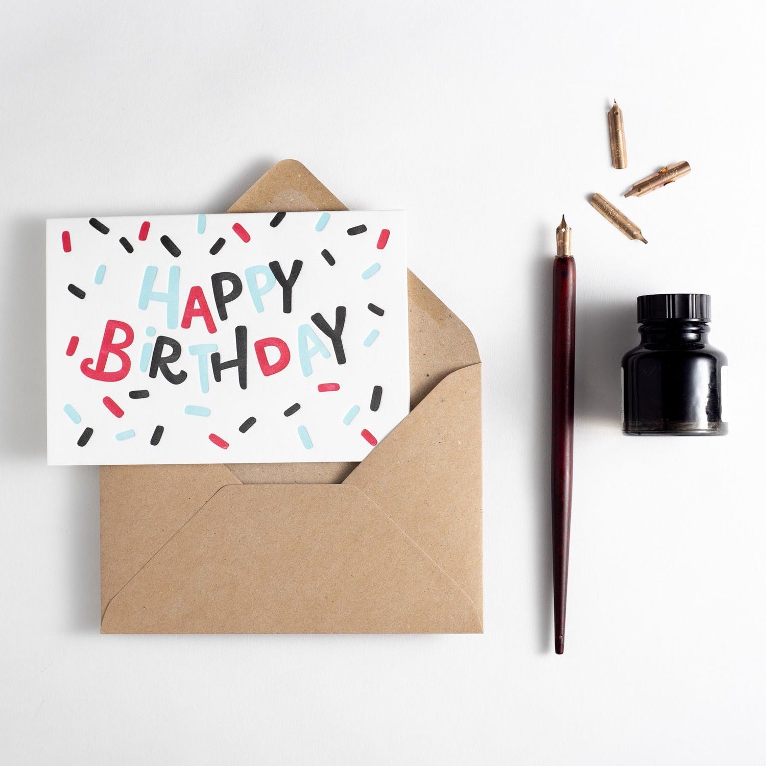 ‘Happy Birthday’ Confetti Card - Simply Rye