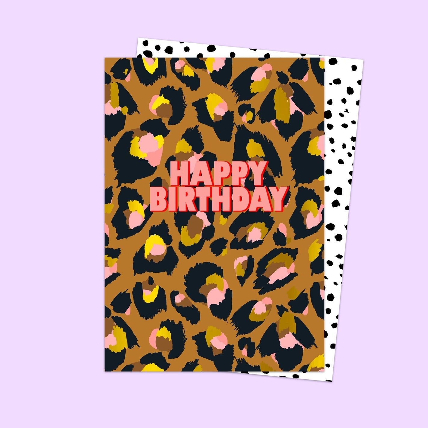 'Happy Birthday' Leopard Card - Simply Rye