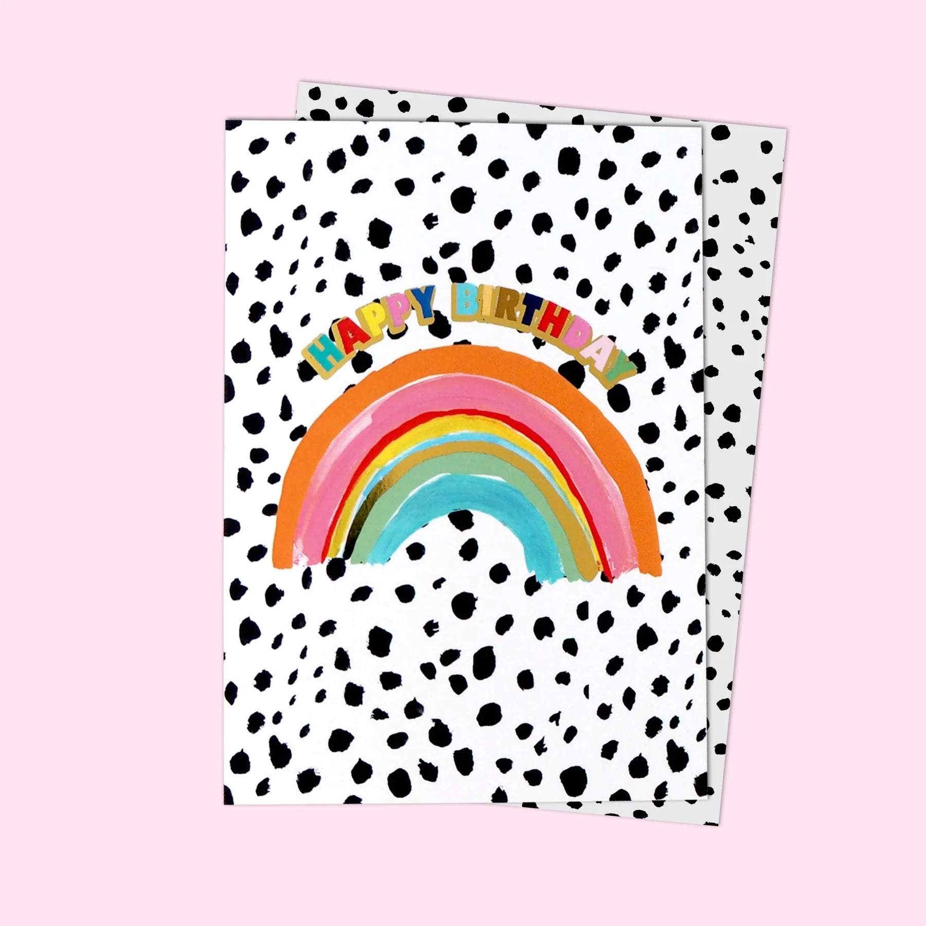 ‘Happy Birthday’ Rainbow Card - Simply Rye