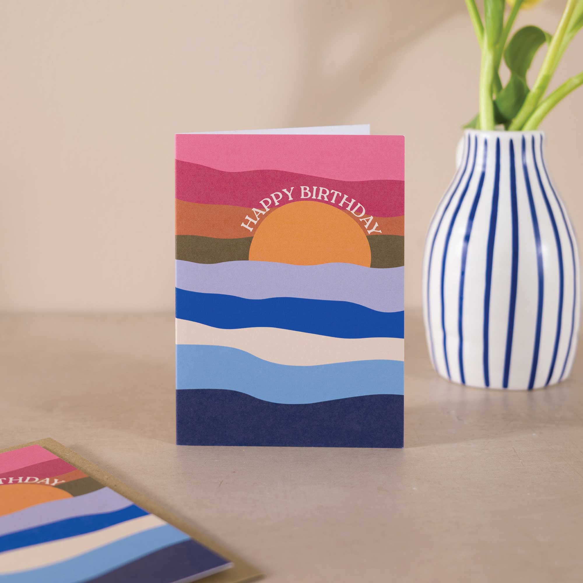 'Happy Birthday' Seascape Card - Simply Rye