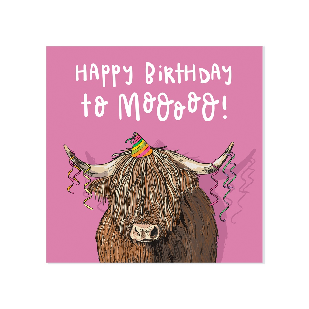 ‘Happy Birthday to Moo’ Card - Simply Rye