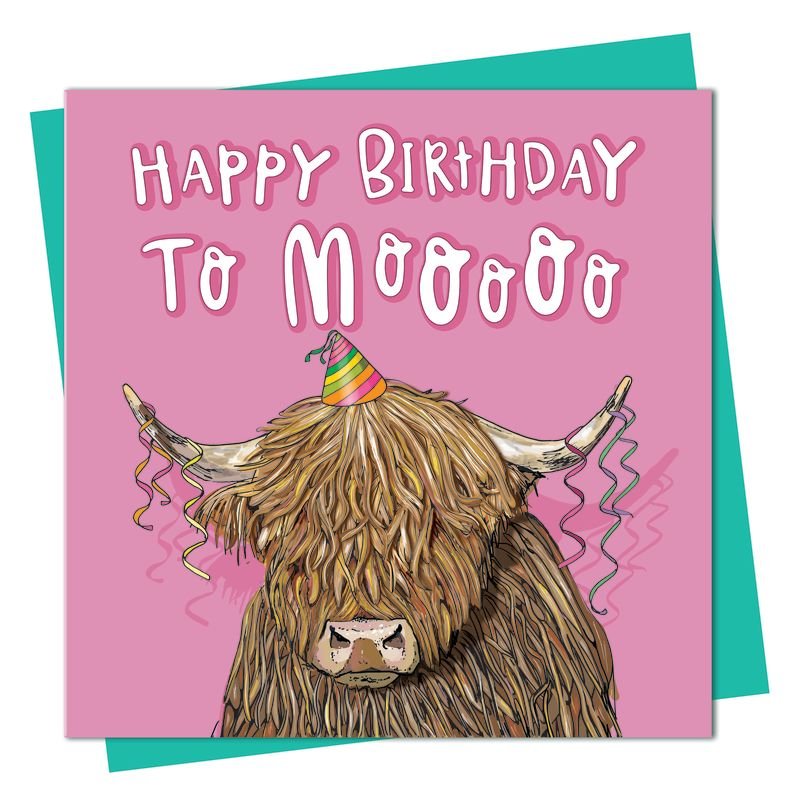 ‘Happy Birthday to Moo’ Card - Simply Rye