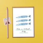 ‘Have a Brilliant Day’ Fish Card - Simply Rye