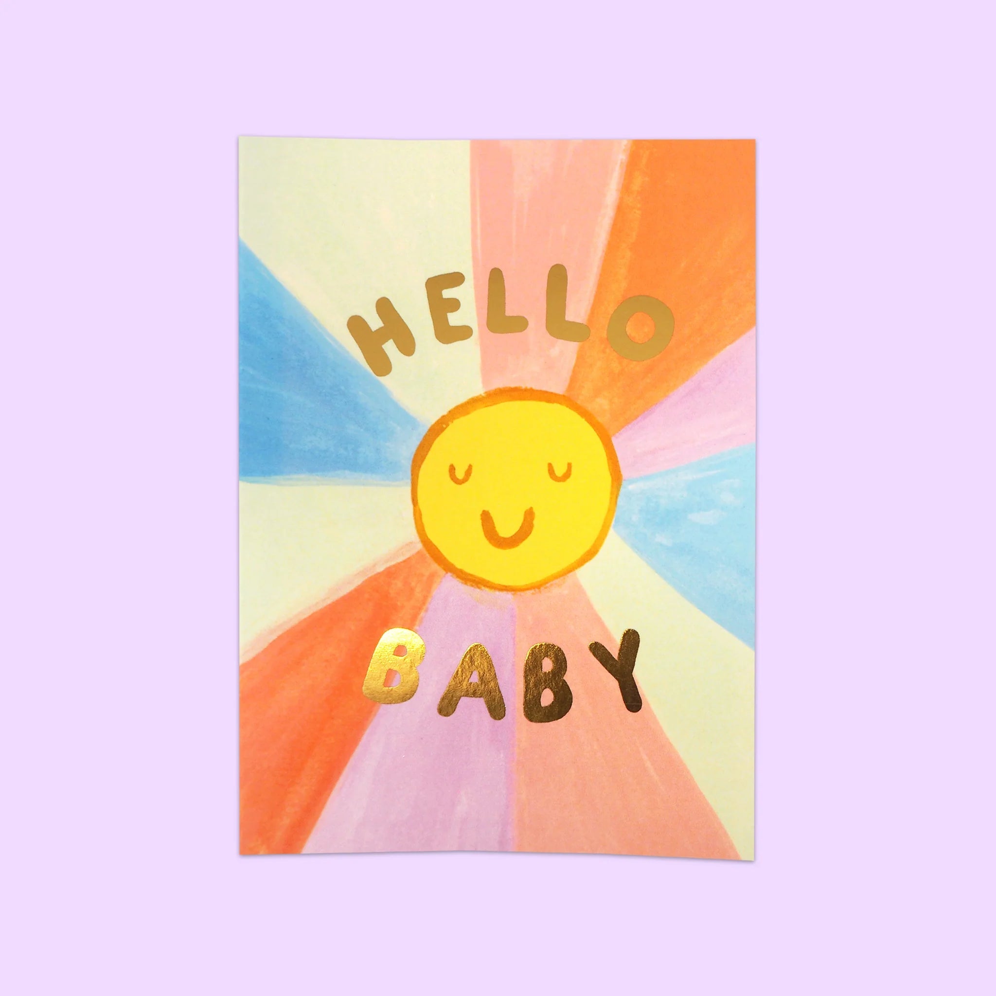 'Hello Baby’ Card - by Eleanor Bowmer – Simply Rye