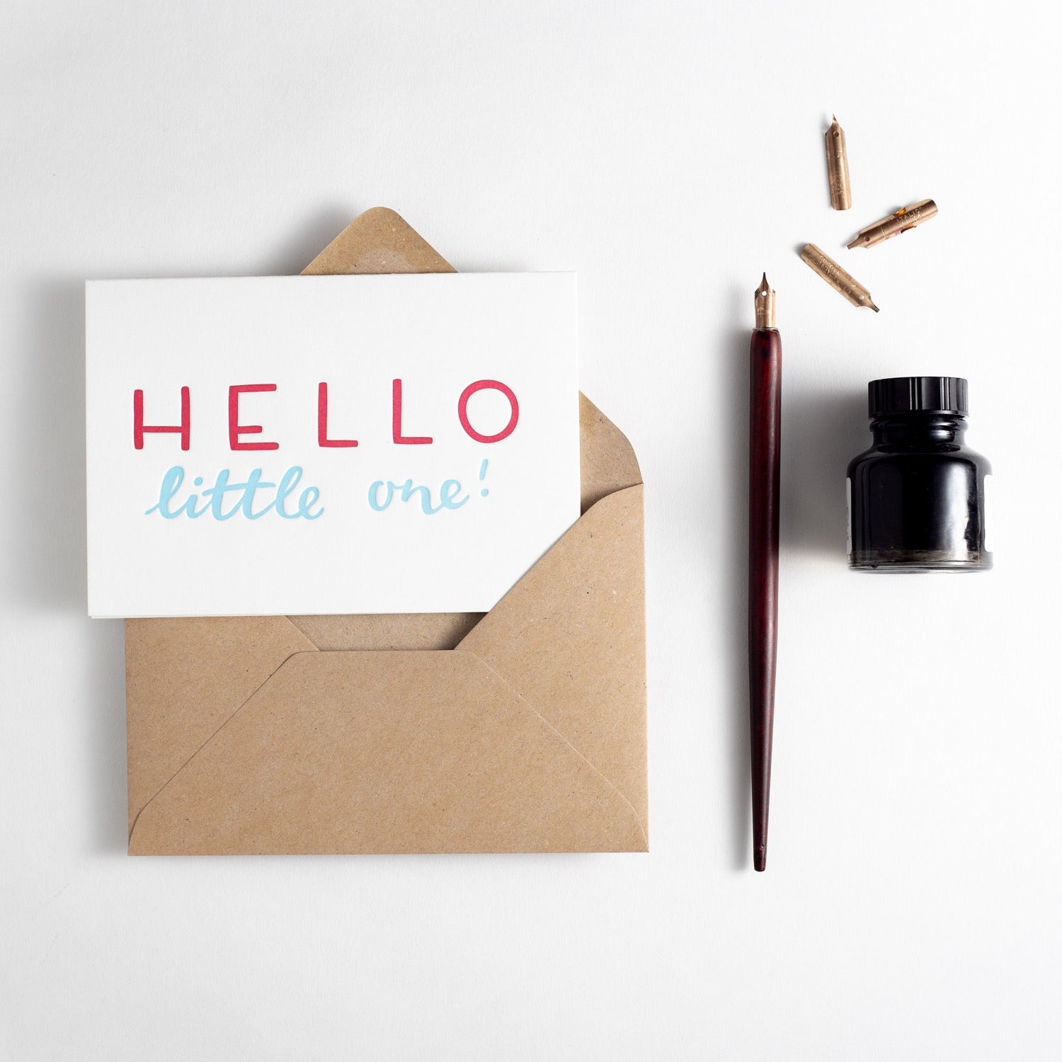 ‘Hello Little One!’ Card - Simply Rye
