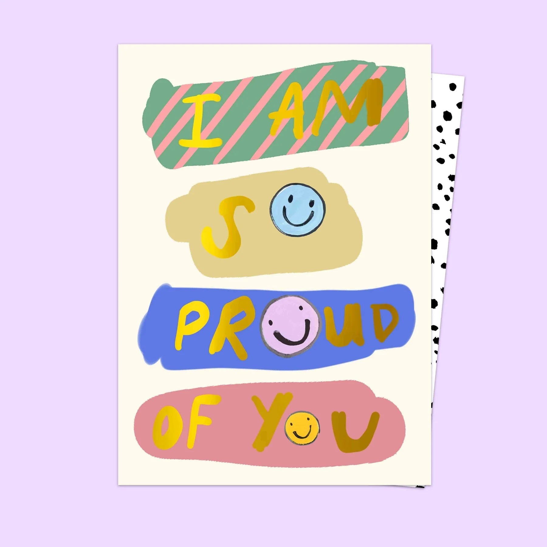 ‘I Am So Proud Of You’ Card - Simply Rye