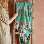 Isnel Throw - Blue/Green - Simply Rye